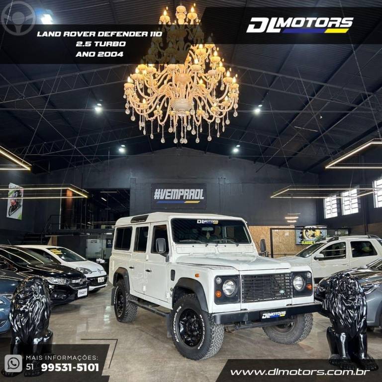LAND ROVER - DEFENDER110 HCPU - 2004/2004 - BRANCA - R$ 159.800,00