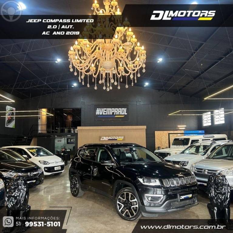 JEEP - COMPASS - 2018/2019 - PRETA - R$ 112.800,00