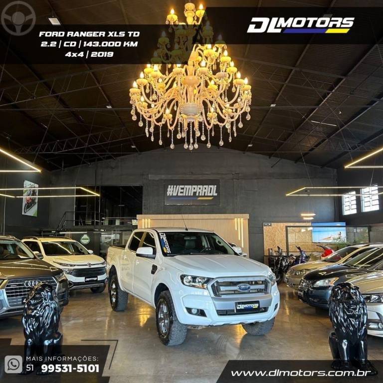 FORD - RANGER - 2018/2019 - BRANCA - R$ 139.800,00