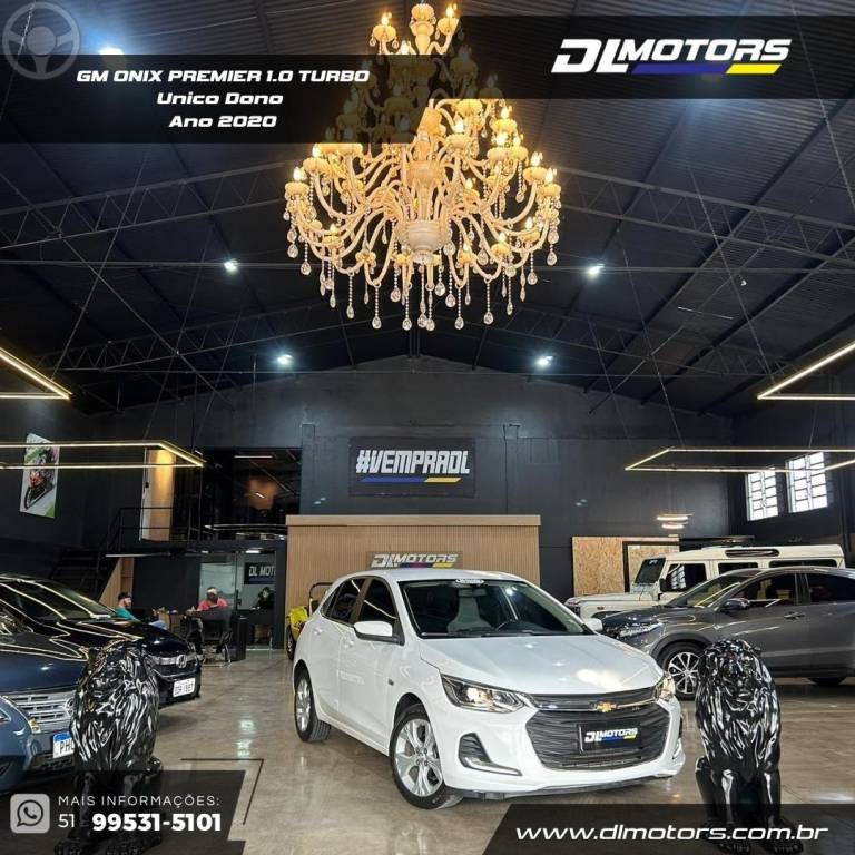 CHEVROLET - ONIX - 2019/2020 - AZUL - R$ 83.000,00